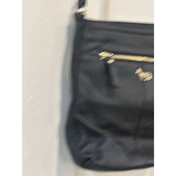 Emma Fox Black Leather Crossbody - Picture 3 of 10